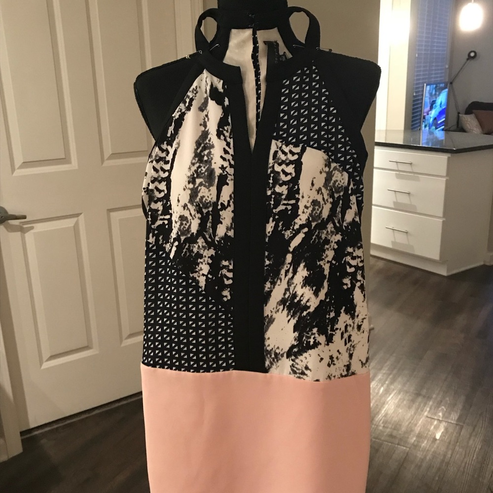 Adelyn Rae Mixed Print Racerback dress - Picture 14 of 16